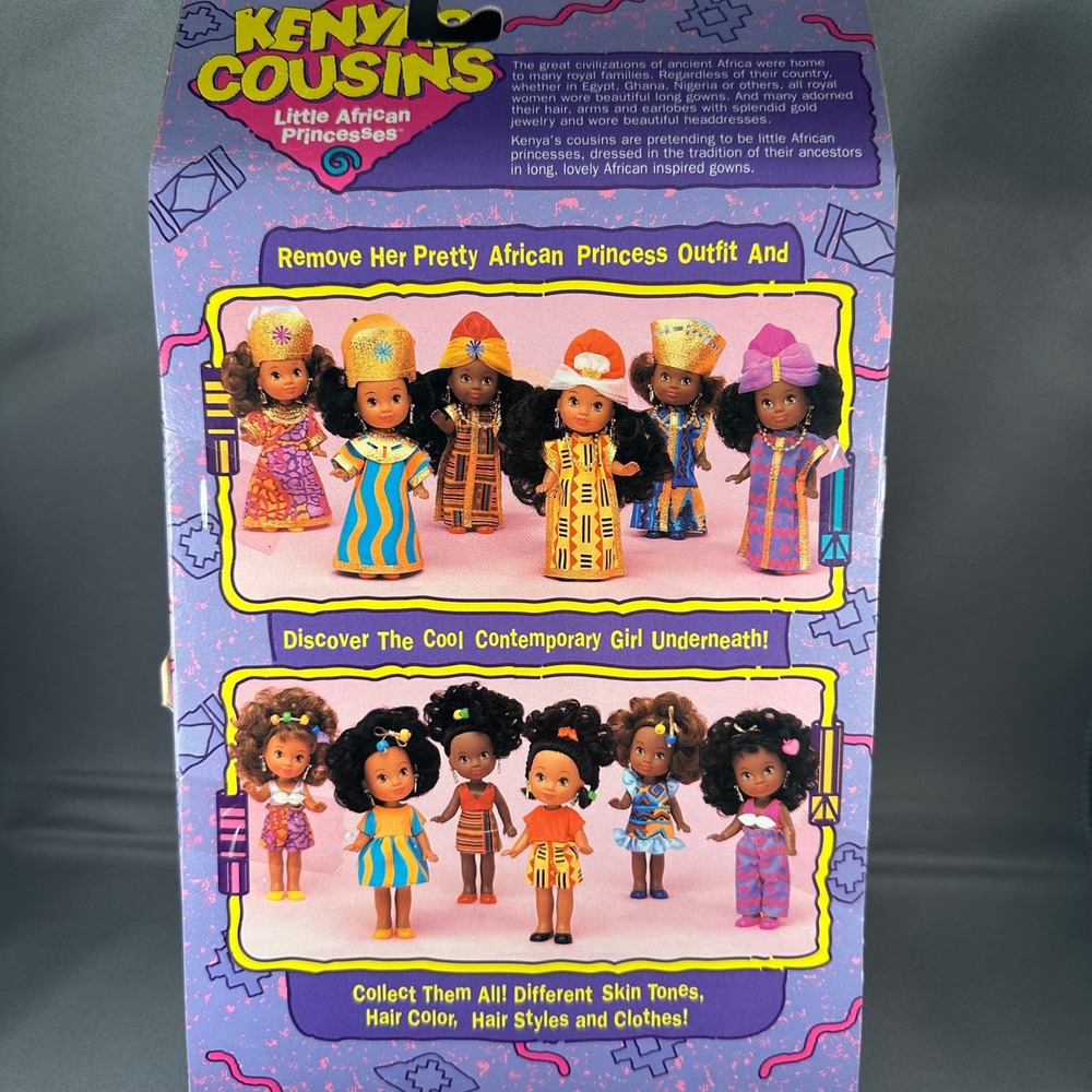 Vintage Tyco Kenya's Cousins‎ Little African Princess Doll NEW 1994 - Picture 5 of 7